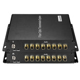8 port Audio Fiber Converters Unbalanced,Broadcast RCA Audio extender over fiber 1 pair